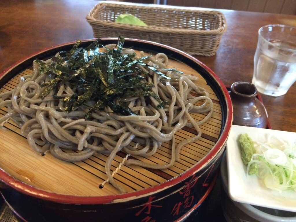 太くてもっちりとした田舎蕎麦が美味かった